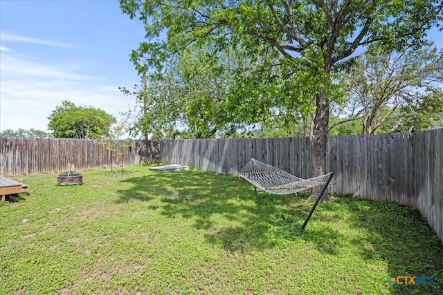 458 Seele St, New Braunfels, TX 78130 - view of yard featuring a fire pit