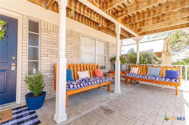 view of patio