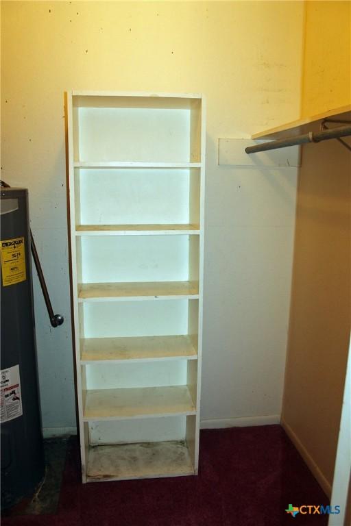 854 Pettytown Rd, Red Rock, TX 78662 - spacious closet with electric water heater