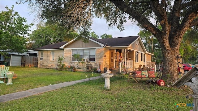701 E Anaqua Ave, Victoria, TX 77901 - single story home featuring stone siding and board and batten siding