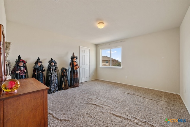 spare room featuring carpet floors