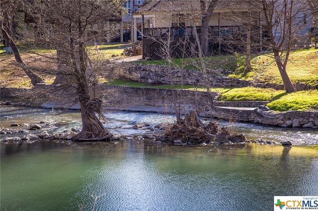 view of water feature