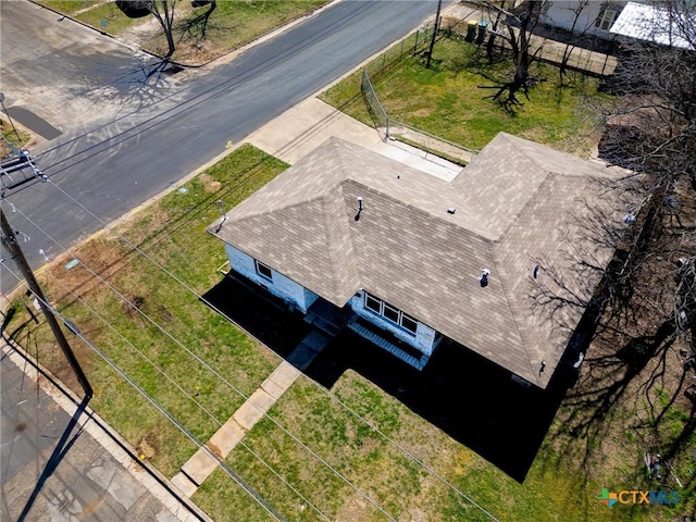 drone / aerial view