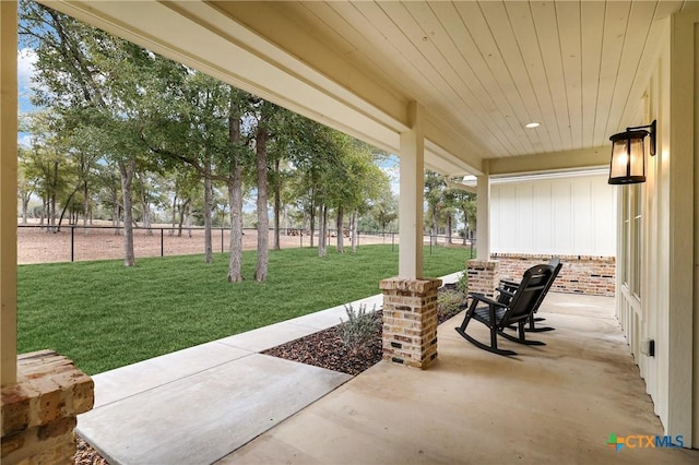 view of patio / terrace