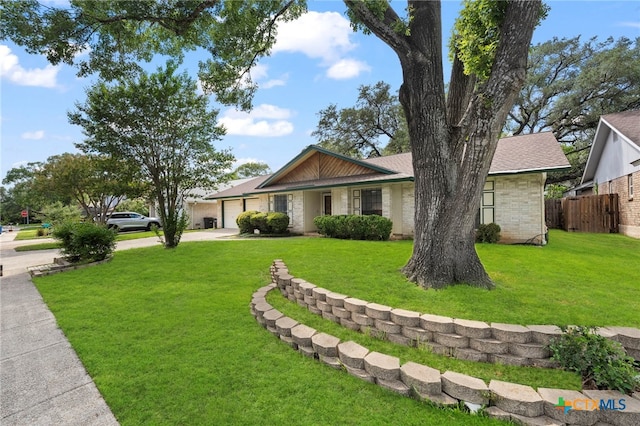 2711 Oak Leigh St, San Antonio, TX 78232 - single story home featuring a garage and concrete driveway