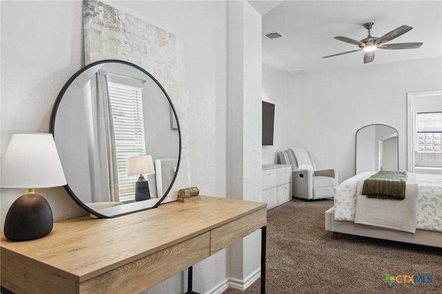 2516 Arno St, Harker Heights, TX 76548 - carpeted bedroom featuring ceiling fan
