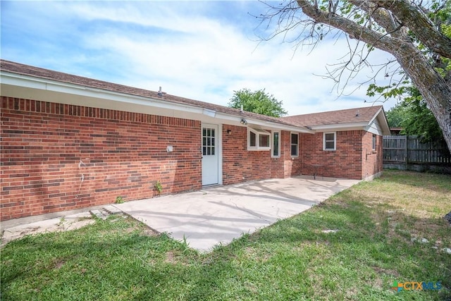 706 Joe Morse Dr, Copperas Cove, TX 76522 - rear view of house with a patio area and brick siding