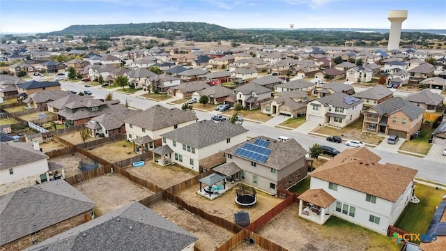 bird's eye view featuring a residential view