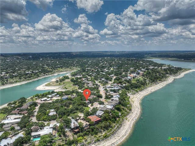 2919 Colleen Dr, Canyon Lake, TX 78133 - drone / aerial view with a water view