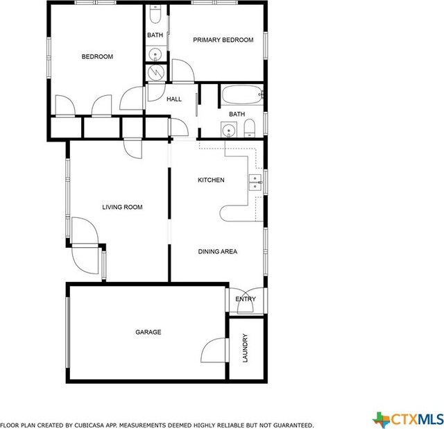 1820 S 49th St, Temple, TX 76504 - view of property floor plan