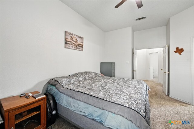 604 Totem Trl, Harker Heights, TX 76548 - carpeted bedroom with a ceiling fan