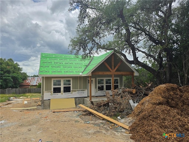 282 Lighthouse, Canyon Lake, TX 78133 - property in mid-construction with board and batten siding