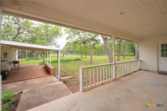 view of patio