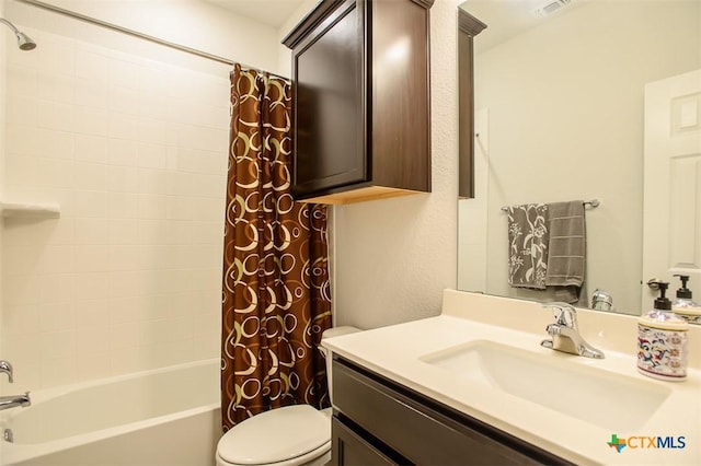 2502 Dante Ct, Harker Heights, TX 76548 - bathroom with vanity and shower / bath combo