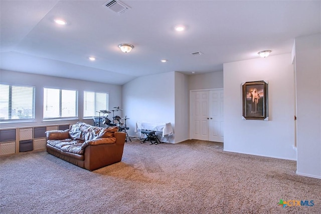 2502 Dante Ct, Harker Heights, TX 76548 - carpeted living room with recessed lighting