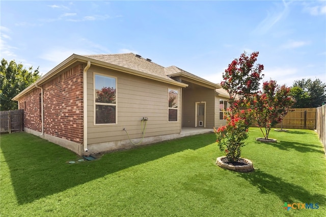 730 Stratus Path, New Braunfels, TX 78130 - back of property featuring brick siding and a shingled roof