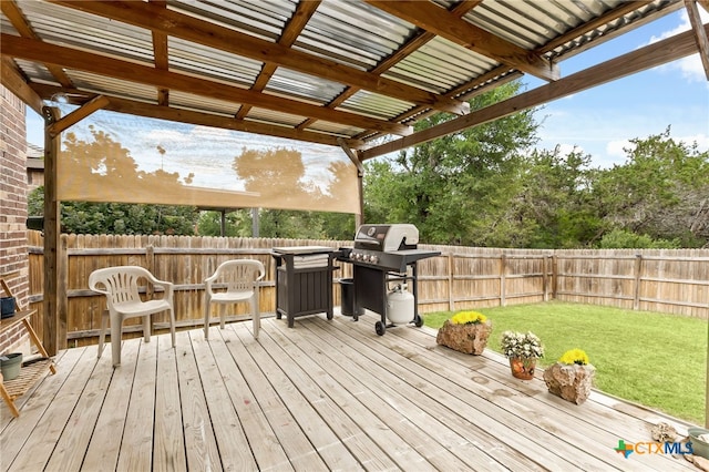 135 Mary Max Cir, San Marcos, TX 78666 - deck featuring grilling area