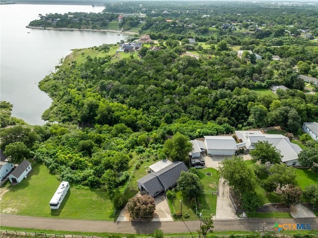 3735 Smoke Signal Rd, Belton, TX 76513 - aerial perspective of suburban area with a large body of water