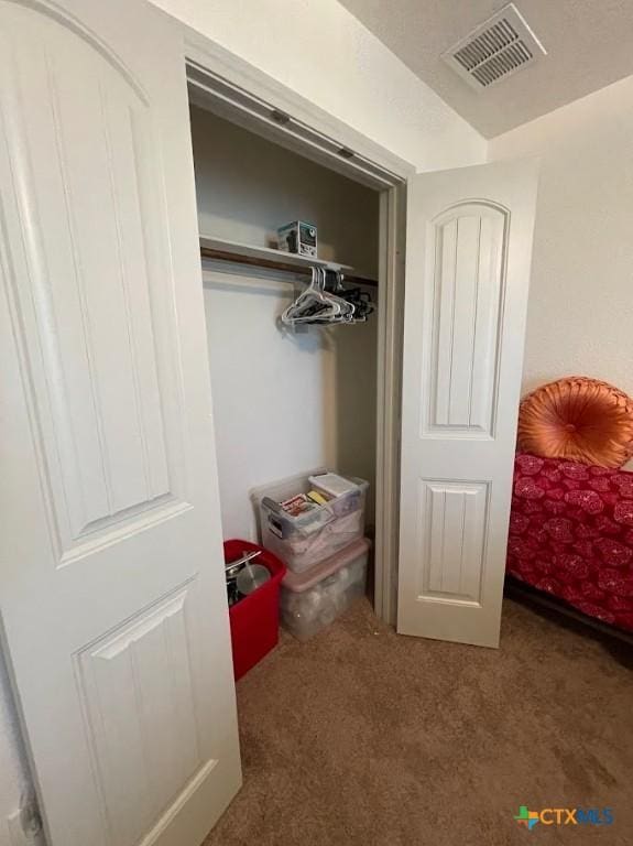 closet with visible vents