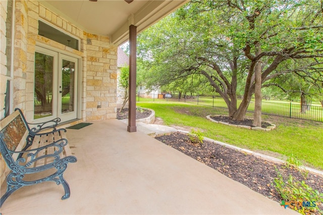 view of patio