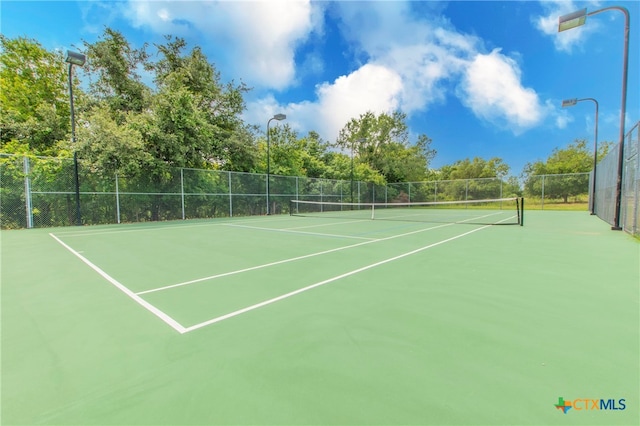 view of sport court