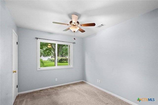 305 Berwick St, Victoria, TX 77904 - unfurnished room with a ceiling fan and carpet