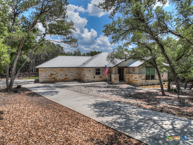 view of ranch-style house