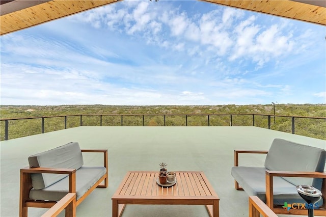 view of patio / terrace with outdoor lounge area