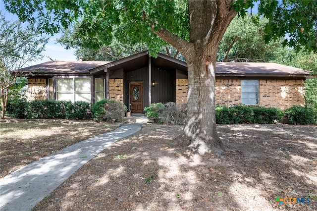 view of ranch-style home