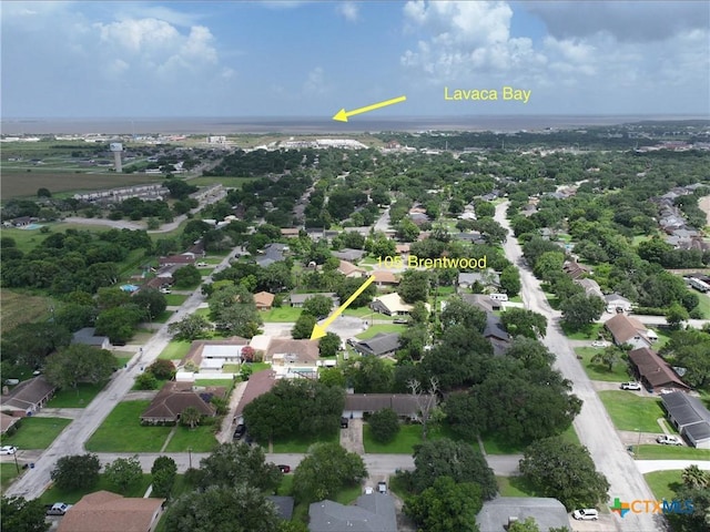 105 Brentwood Pl, Port Lavaca, TX 77979 - aerial view of residential area