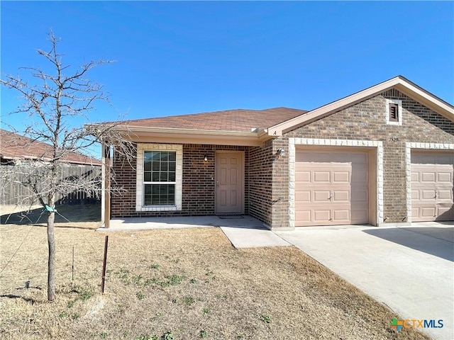 ranch-style house with a garage