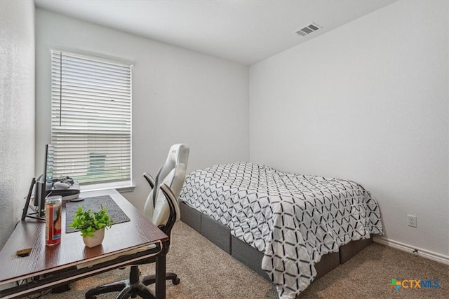 8409 Glade Dr, Temple, TX 76502 - bedroom featuring carpet flooring and an office area