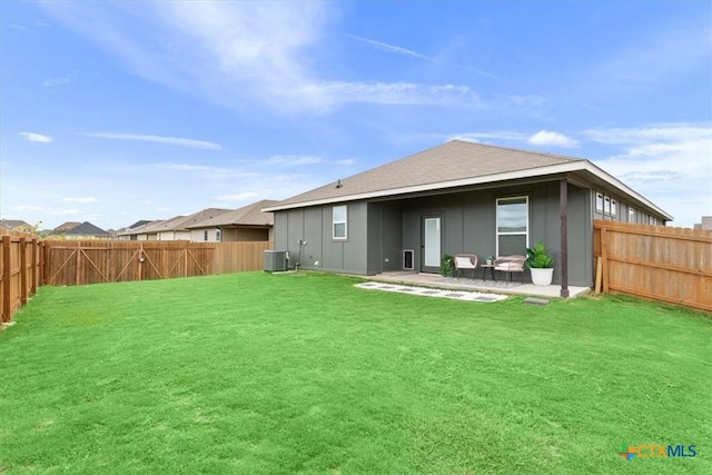 8409 Glade Dr, Temple, TX 76502 - back of property with a patio area and a fenced backyard