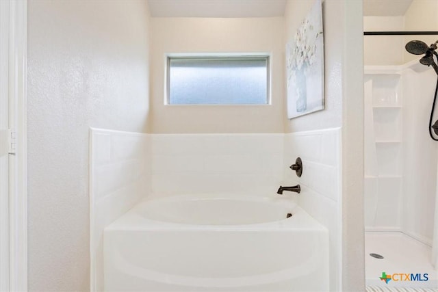 215 Sheridan Loop, Belton, TX 76513 - bathroom with a garden tub and a stall shower