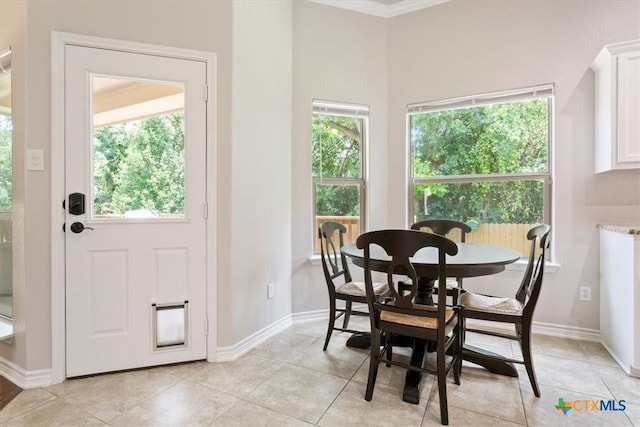 215 Sheridan Loop, Belton, TX 76513 - dining space featuring plenty of natural light and light tile patterned floors