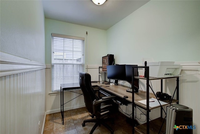 126 Breezy St, Rockport, TX 78382 - office area with plenty of natural light and stone finish flooring
