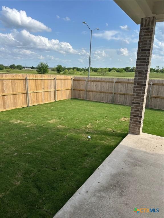 7217 Touchstone Dr, Temple, TX 76502 - view of yard with a patio