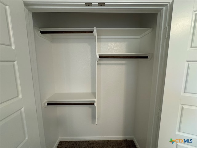 view of closet