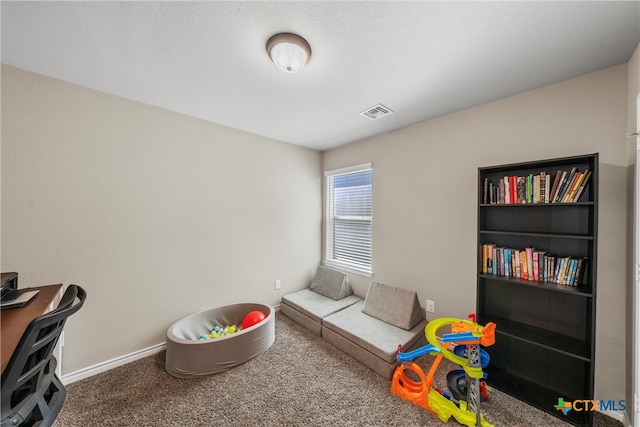 playroom featuring carpet flooring