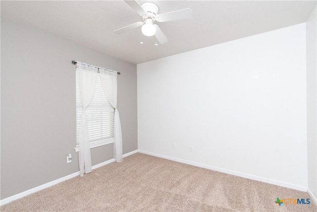 568 Morgans Point Rd, Belton, TX 76513 - empty room featuring light colored carpet and a ceiling fan