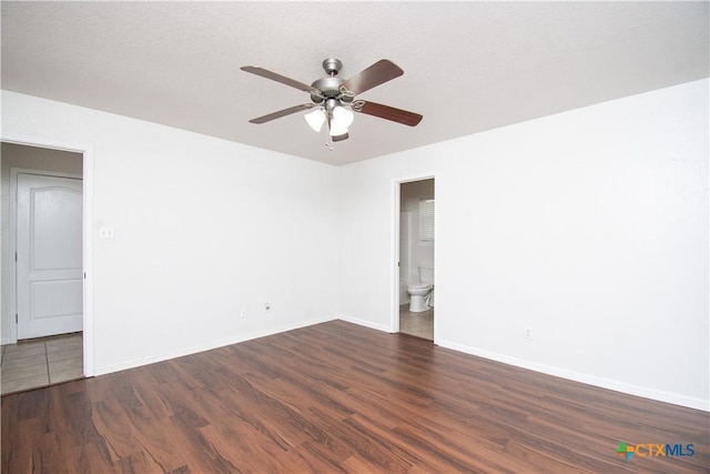 568 Morgans Point Rd, Belton, TX 76513 - unfurnished room with ceiling fan and wood finished floors