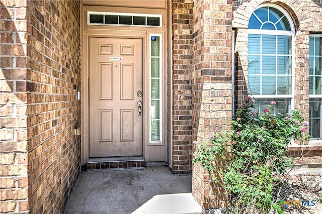 9505 Shimla Dr, Killeen, TX 76542 - property entrance featuring brick siding