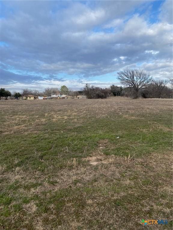 view of yard featuring a rural view