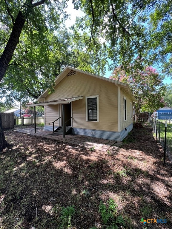 view of back of property