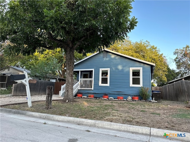 view of front of home