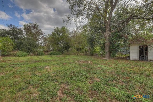 view of yard