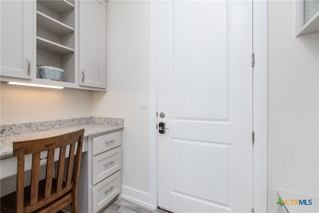 washroom featuring light hardwood / wood-style floors