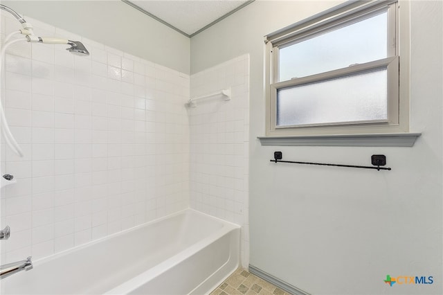 full bath with bathtub / shower combination