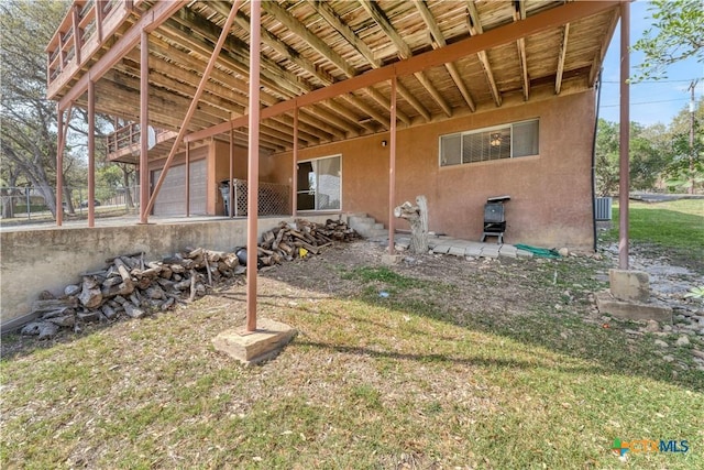 667 Fredericksburg Rd, New Braunfels, TX 78130 - view of side of home with stucco siding