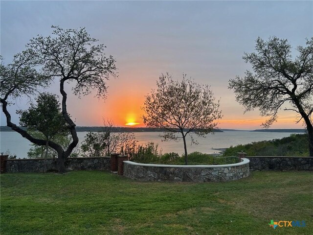 164 Buck Ln, Belton, TX 76513 - view of grassy yard featuring a water view